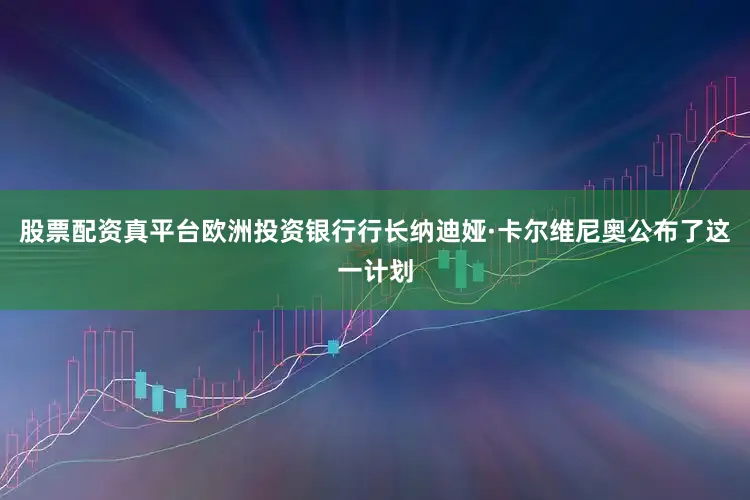 股票配资真平台欧洲投资银行行长纳迪娅·卡尔维尼奥公布了这一计划